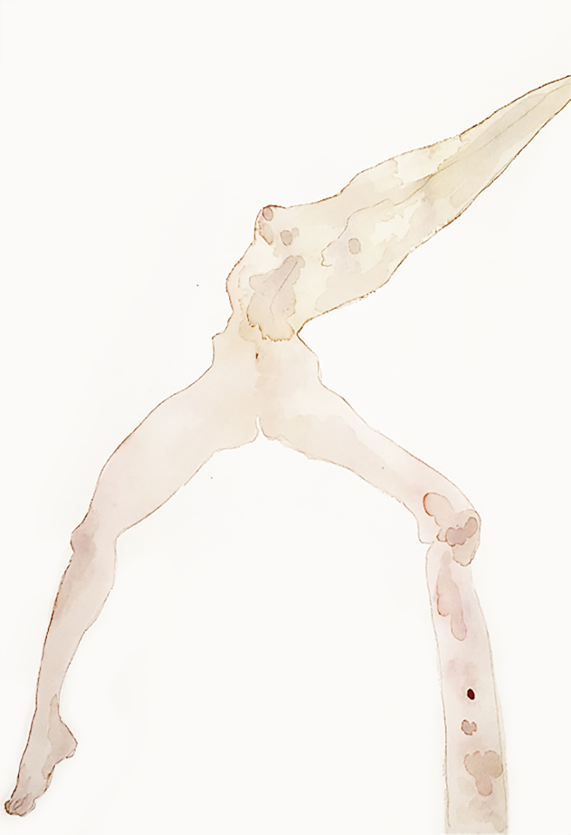 Sans-titre (simple body)
Mixed media, 2016